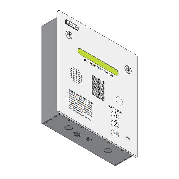 Doorking 1835-084 Flush Mount Telephone Entry