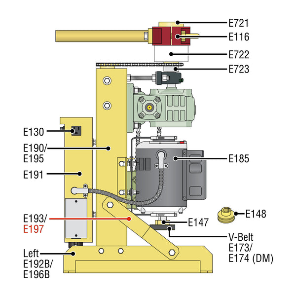 Eagle E197 Leg Bracket