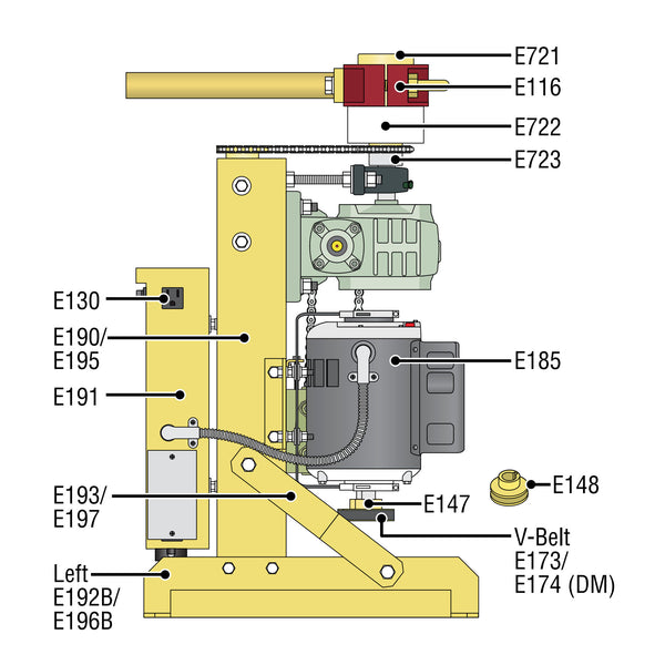 Eagle E722 Plastic Cup parts diagram