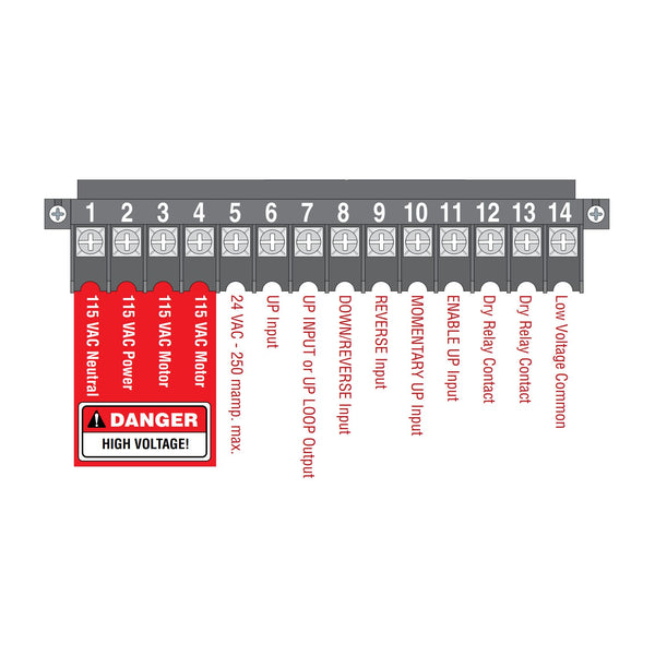 Doorking 1601-007 Terminal Block 14-Pin