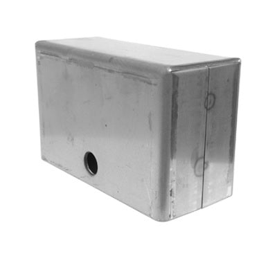 Allomatic AWMB-4 Cover Box For 4" V-Groove Wheels With Clear Zinc