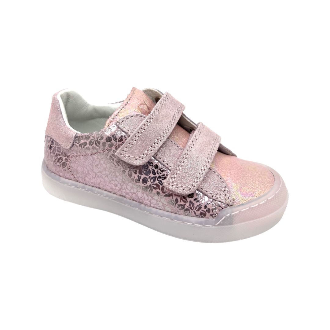 scheuren Verzakking Speel Naturino Pink Shimmer Print Double Velcro Sneaker-Eindhoven – A Shoe Inn