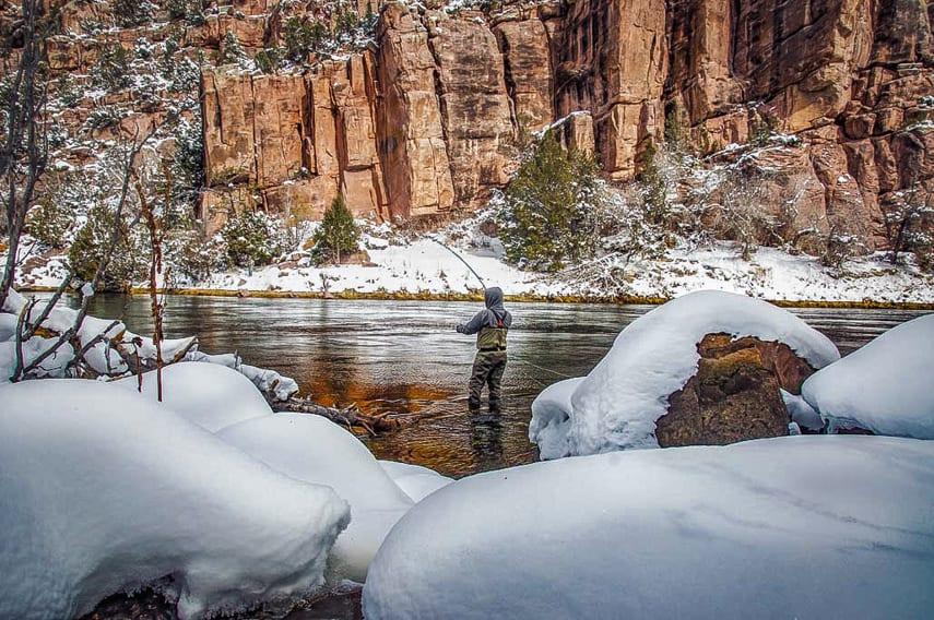 How to select your fly when fly fishing in late winter