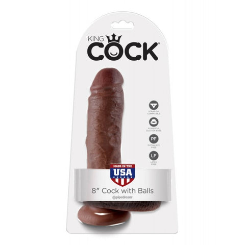 8 Inch Realitic Dildo from King Cock