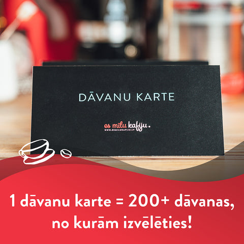 Dāvanu karte no Es Mīlu Kafiju