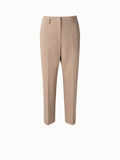 Akris® Official – Christelle cotton silk double face cropped pant