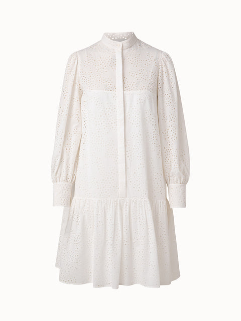 Akris Punto eyelet-embroidered Cotton Dress - Farfetch