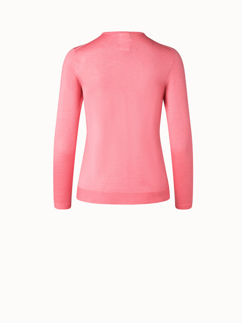 Akris® Official – Fine gauge cashmere silk pullover