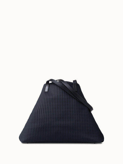 Small Ai Shoulder Bag in Techno Trapezoid Fabric
