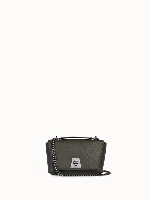 Anouk Day Bag in Python Leather with Adjustable Shoulder Strap