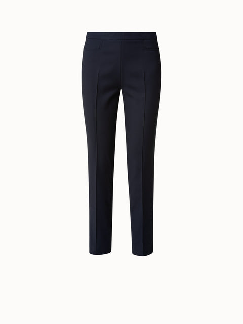Shop Akiso Women White Cotton Solid Ankle Length Regular Fit Pants for  Women Online 39593167