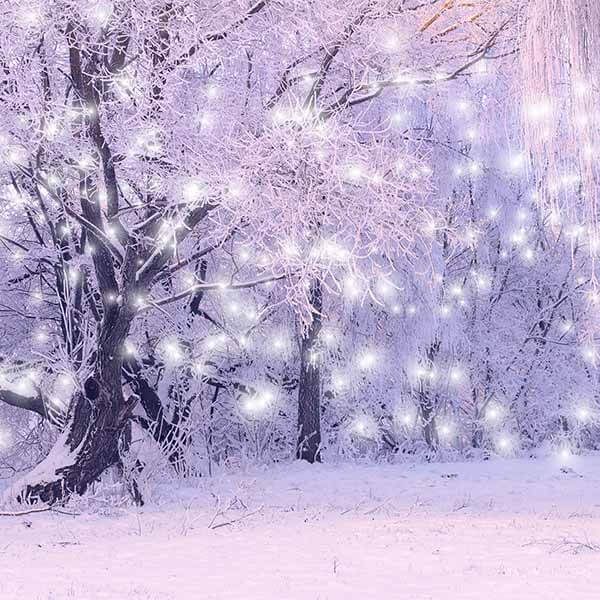 Cheap Fox Affordable Lavender Lights Trees Vinyl/Fabric Photography ...