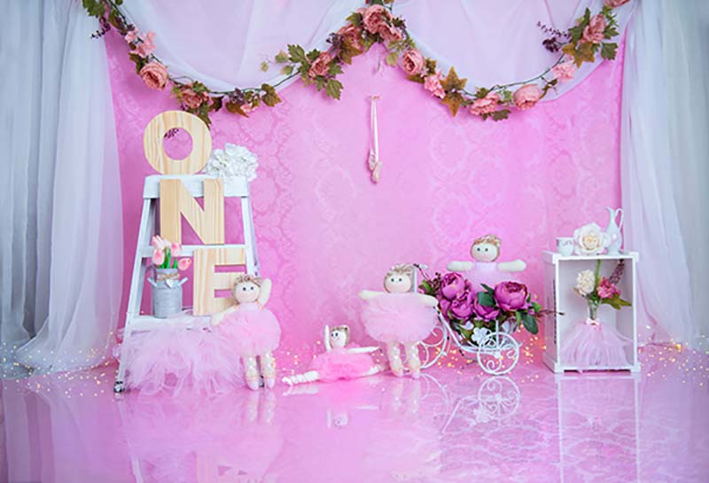 Hot Sale Fox Affordable Pink Girl Birthday Vinyl/Fabric Backdrop for  Photography – Foxbackdrop