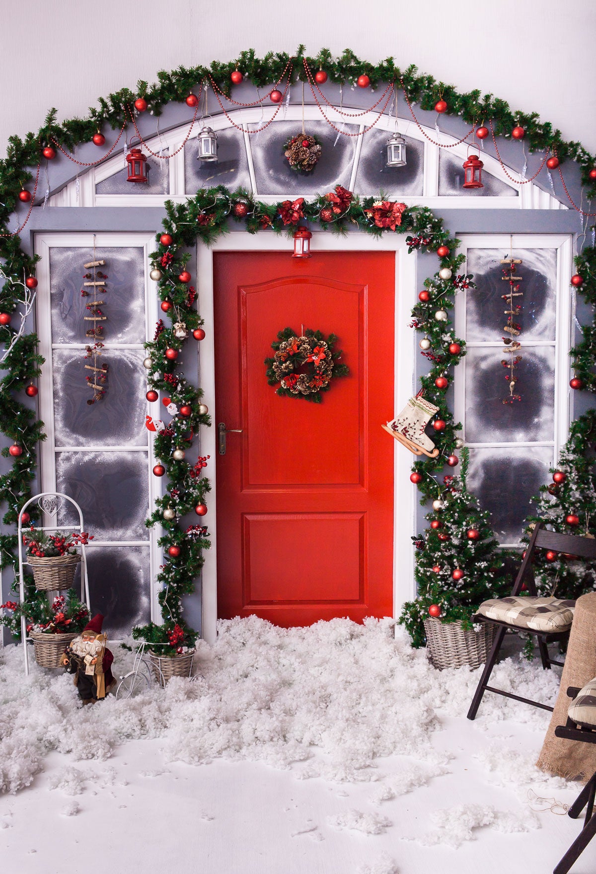 Cheap Price for Fox Outdoor Snow Christmas Vinyl Photos