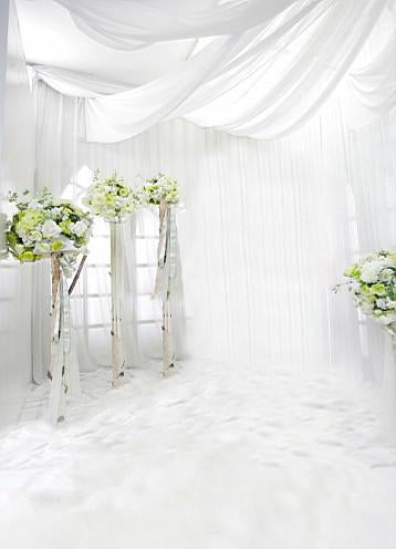 Buy discount Fox White Curtains Wedding Vinyl/Fabric Backdrop – Foxbackdrop