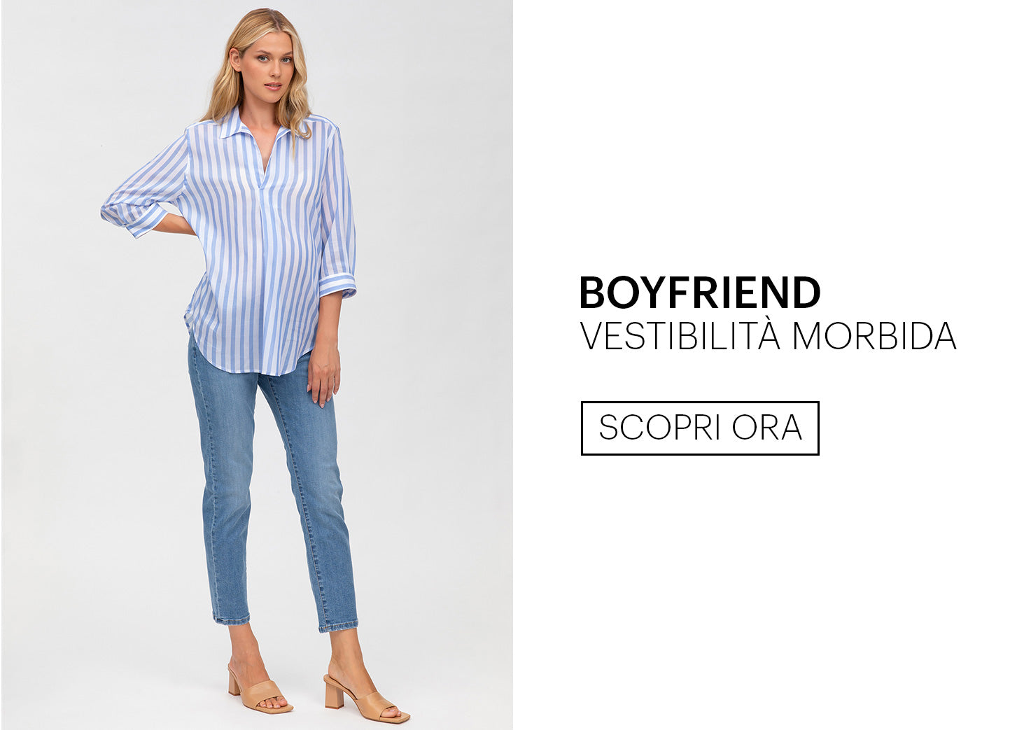 Jeans premaman boyfriend fit