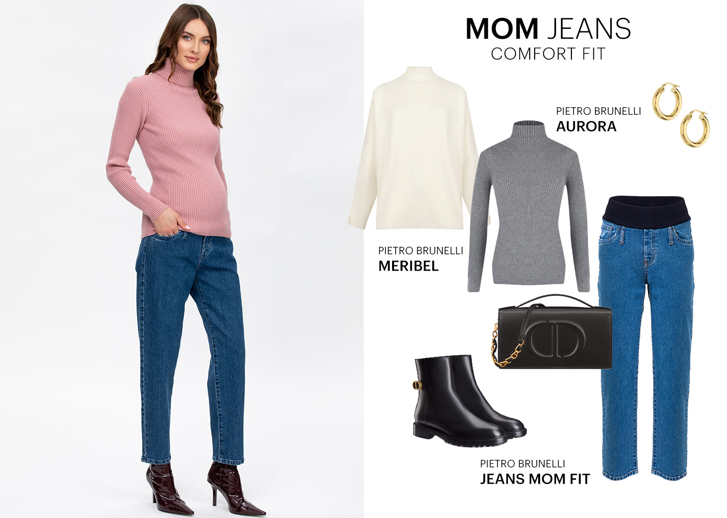 JEans premaman mom fit