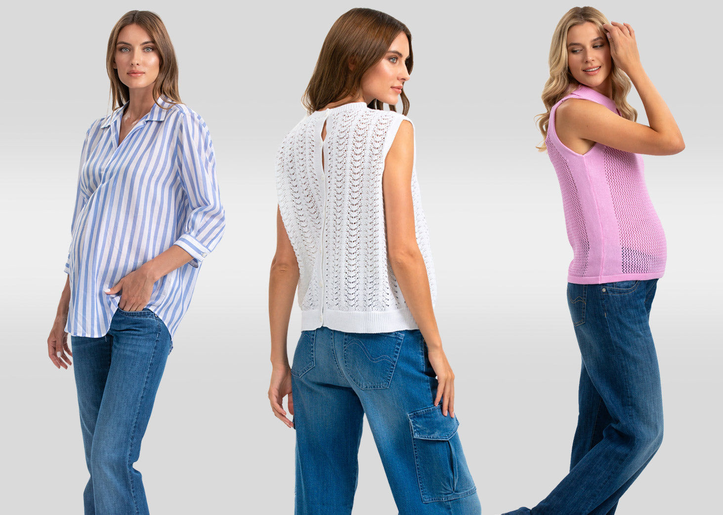 Jeans Premaman con fascia elastica