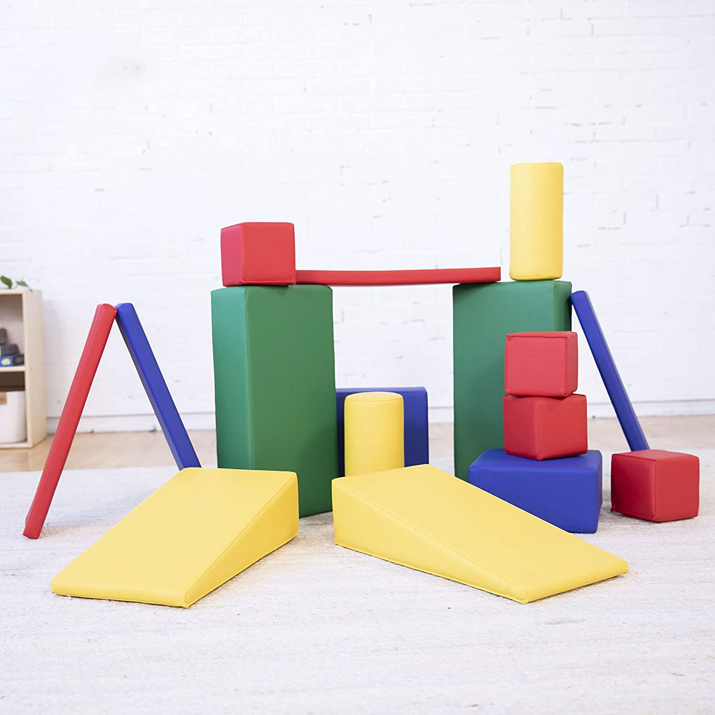 Baby Toddler Large Soft Foam Building Block Indoor Foam Block Castle  Playset 11pcs - Size L