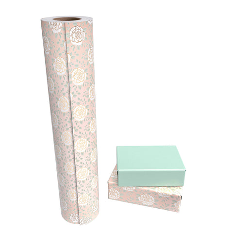 WRAPAHOLIC Rose Wrapping Paper Jumbo Roll - 24 Inch X 100 Feet –  WrapaholicGifts