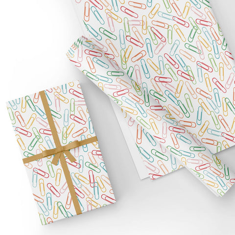 Personalise Flat Wrapping Paper for Birthday with Color Happy