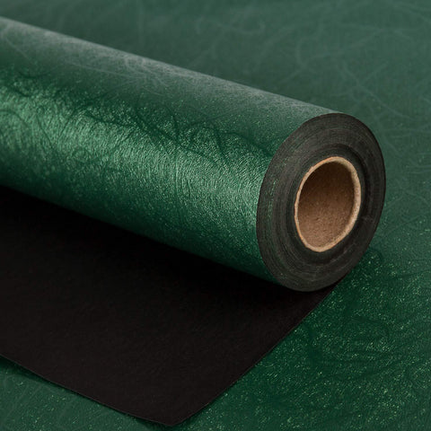 Solid color plain dark emerald green wrapping paper, Zazzle