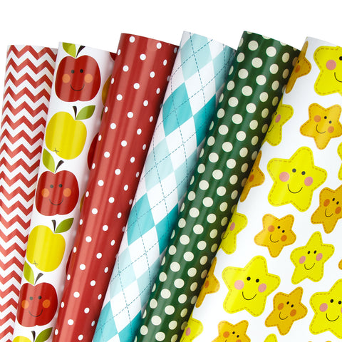 Childish Gift Wrapping Paper Roll, 4 Rolls/Set – WrapaholicGifts