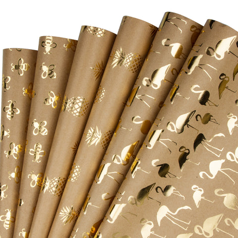 Bamboo - Kraft — Rich Plus Gift Wrapping Paper Wholesale