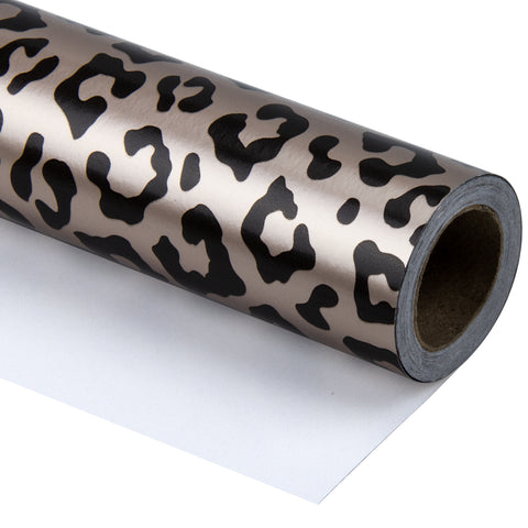 WRAPAHOLIC Wrapping Paper Roll - Black with Metallic Shine for Birthday,  Holiday, Wedding, Baby Shower - 30 inch x 16.5 feet