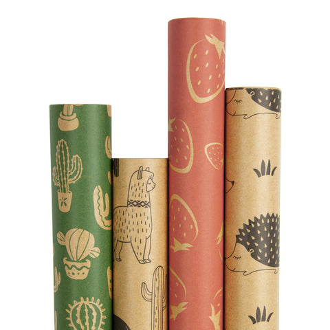 Wrapaholic Monstera Kraft Gift Wrapping Paper – WrapaholicGifts