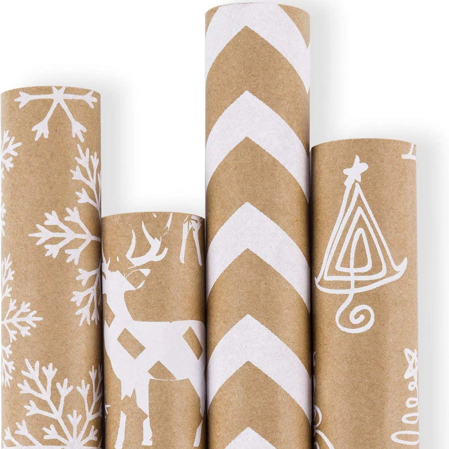 coloured kraft wrapping paper roll