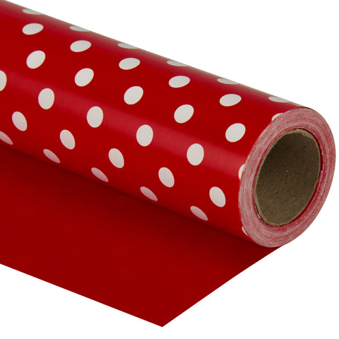 Diagonal Stripe Gift Wrapping Paper, Reversible, Hot Pink 30” x33 feet