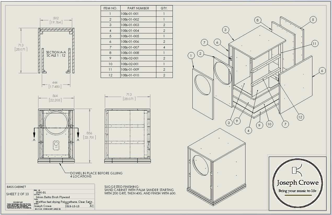 90° speaker enclosure design