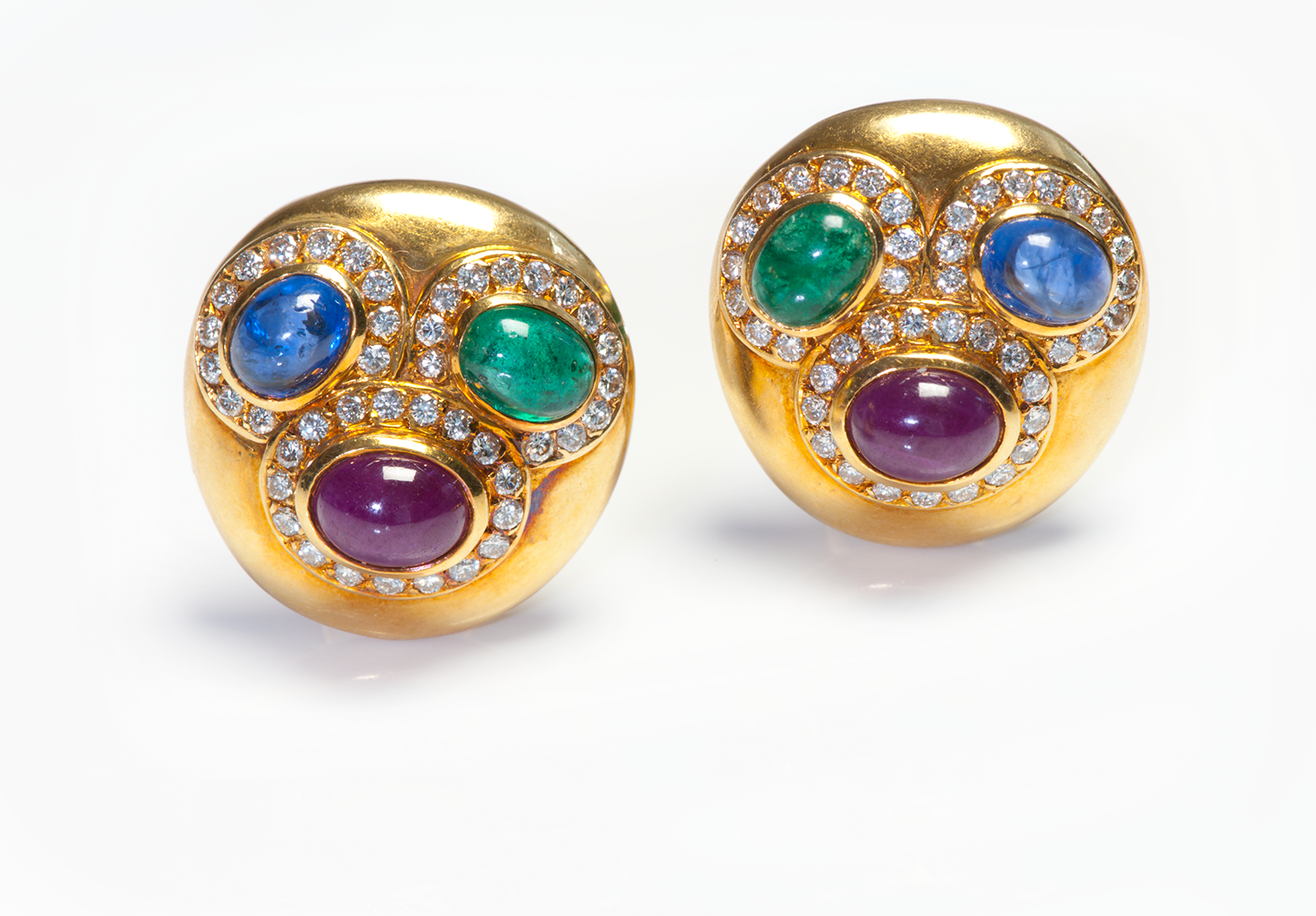 emerald-ruby-sapphire-diamond-gold-earrings