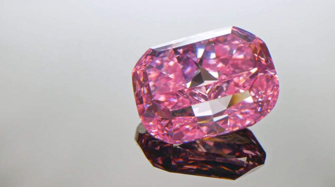Rare Pink Diamond Up For Auction. How Much Gemstone Worth?