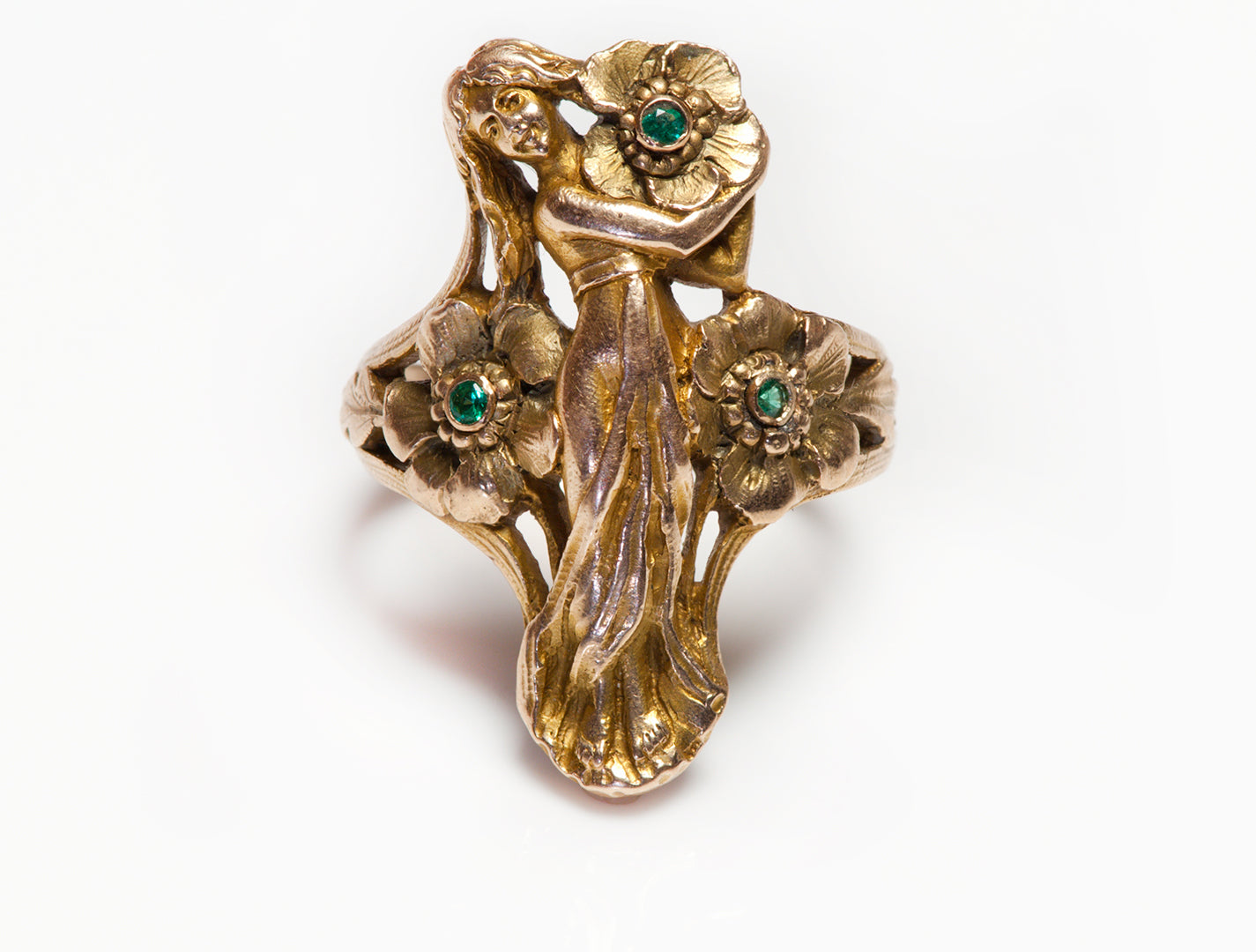 art-nouveau-18k-gold-lady-emerald-ring