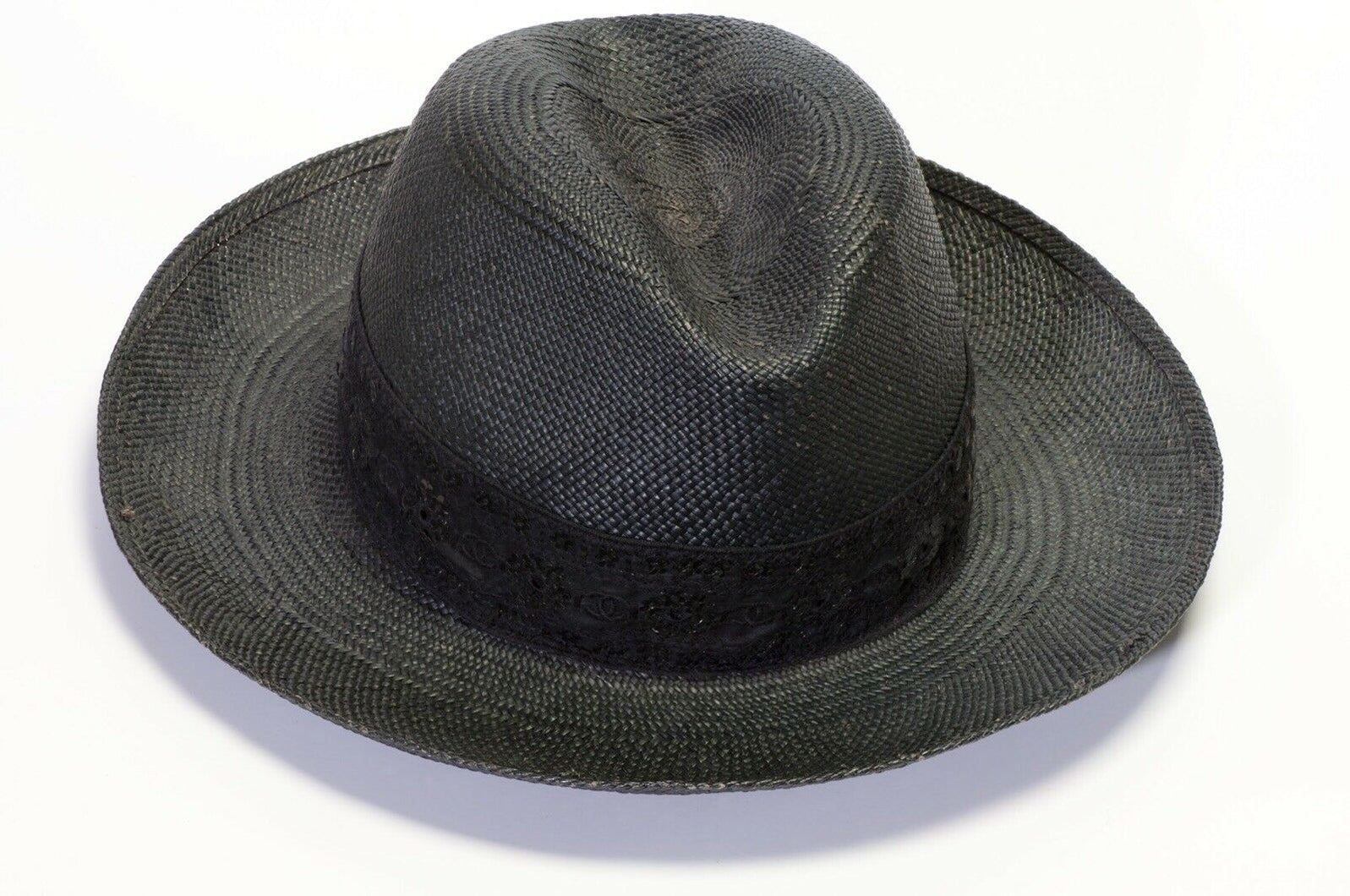 hat chanel-2006-black-straw-women-s-fedora-hat