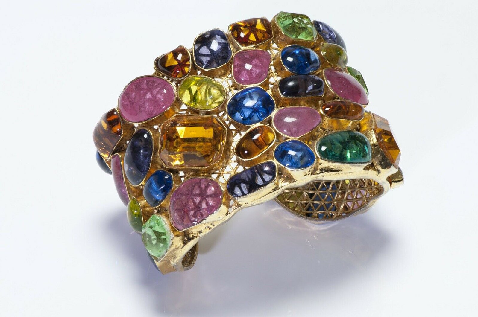 chanel-paris-gripoix-wide-crystal-poured-glass-cuff-bracelet