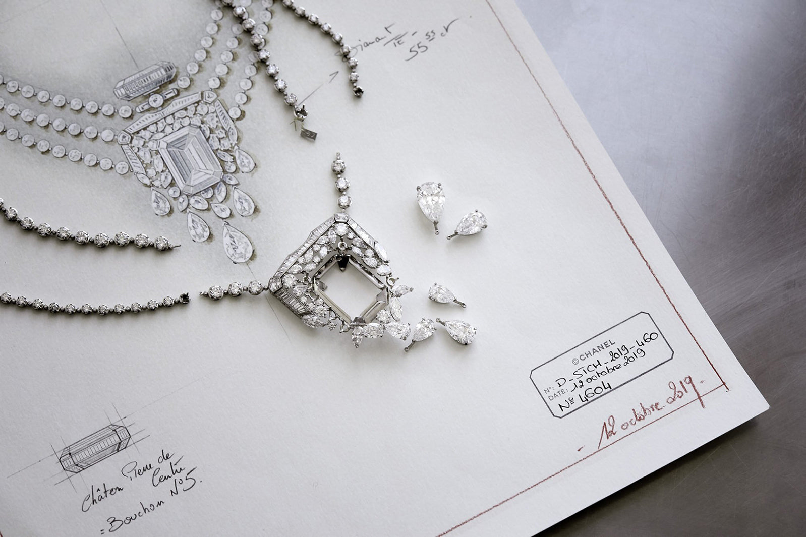 [Used Chanel Necklace] Chanel No5 Perfume Vintage Necklace