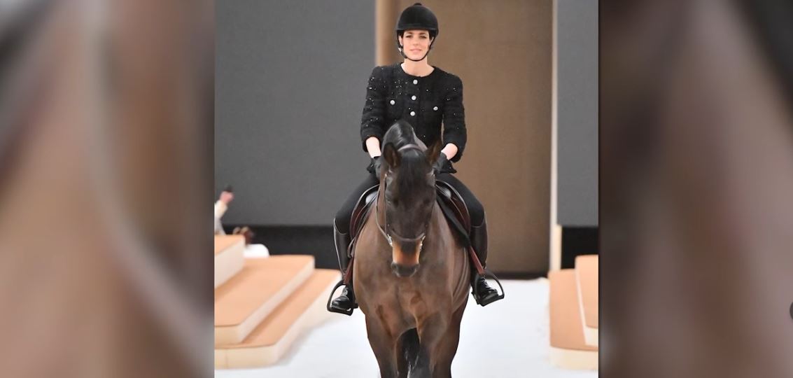 Unseen Before: Chanel Show Horse Riding Princess