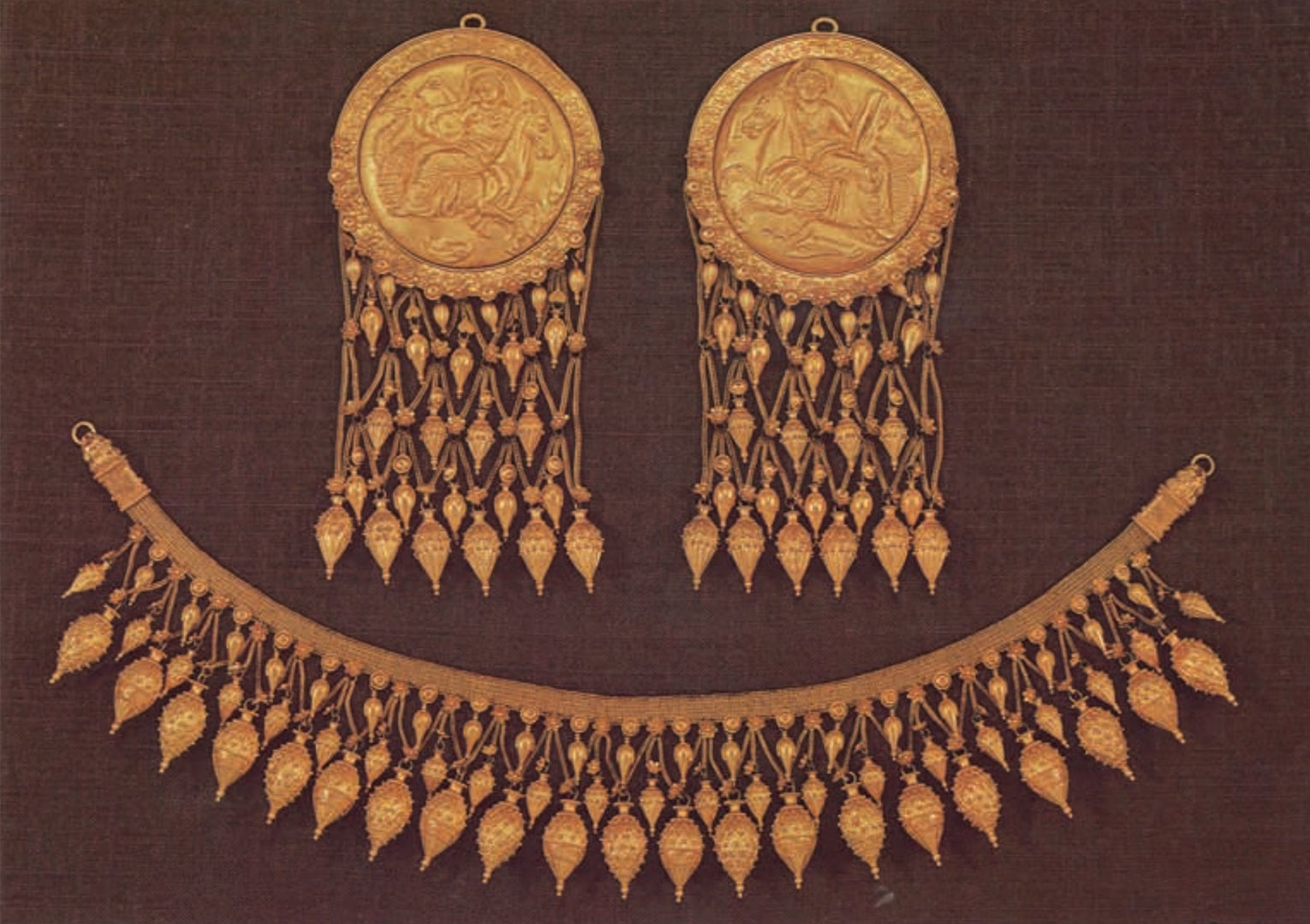 Castellani breast - necklace ornaments