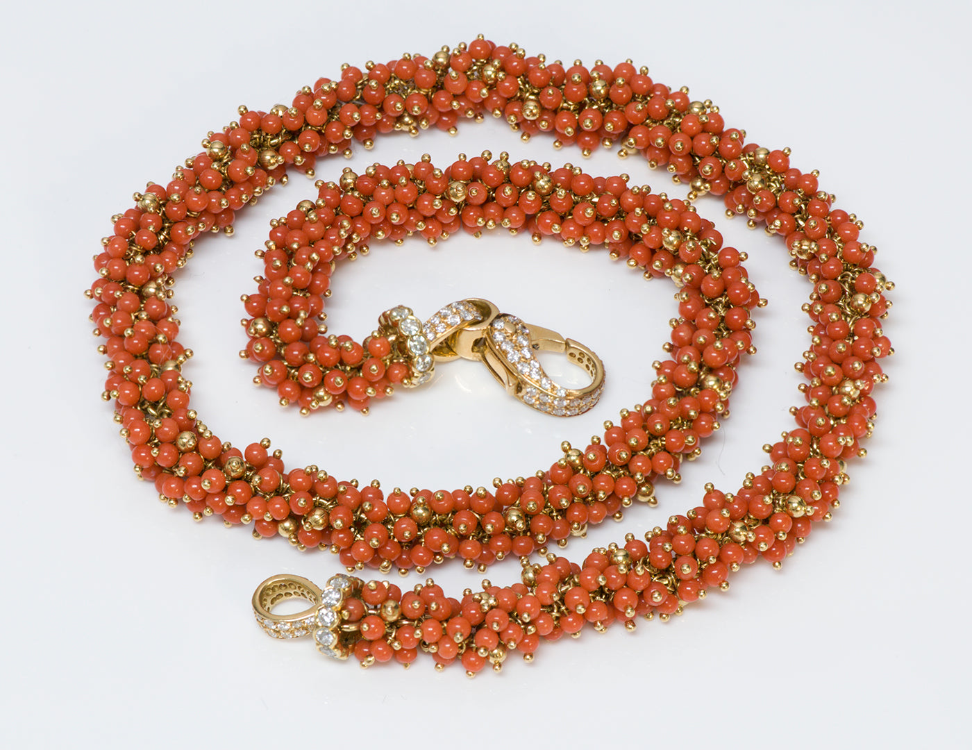 Antique Yemen natural Authentic Red Coral Beads necklace ,Coral neckla –  Africanbazaarus