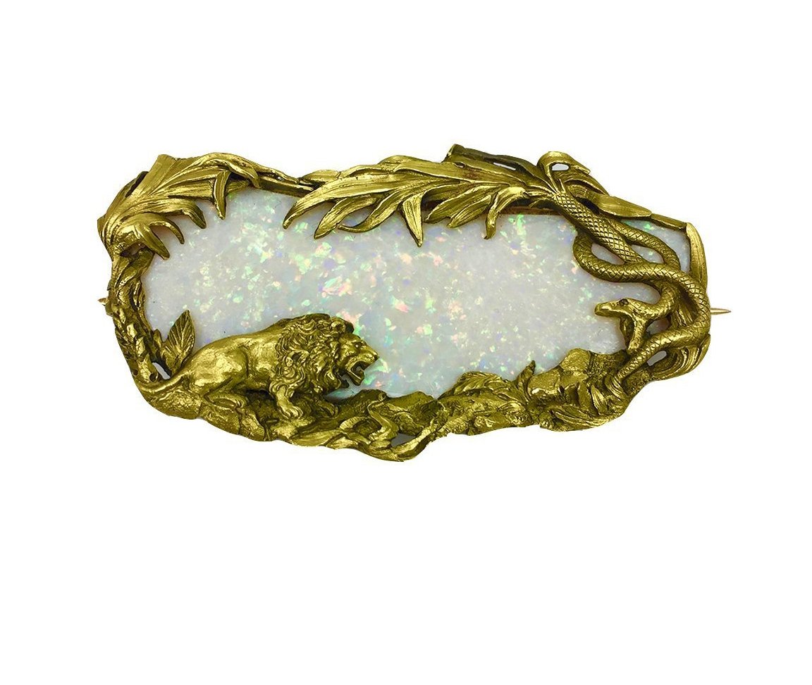 gustav-manz-carved-gold-and-opal-brooch