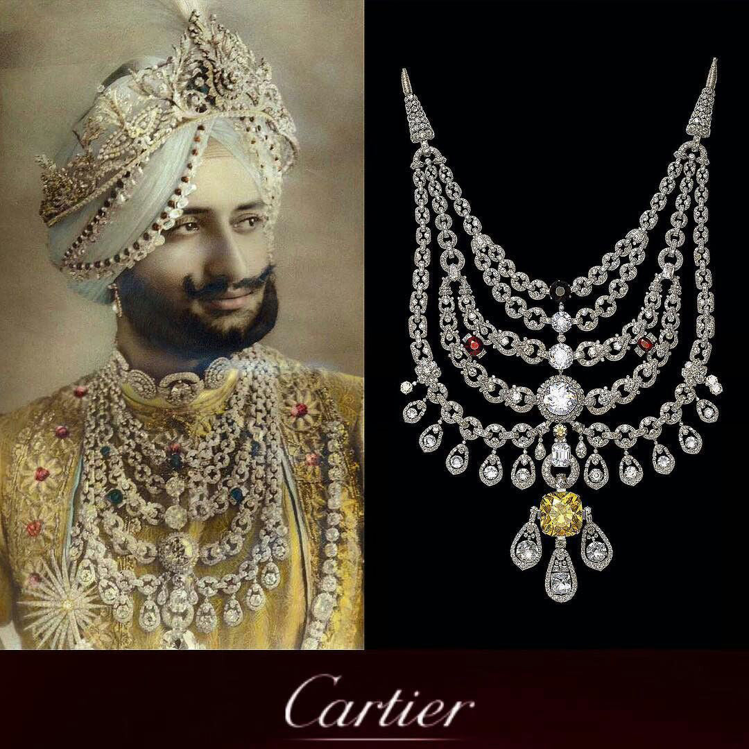 Famous Jewelry Exuberant 3000 Diamond Necklace of Maharaja of Patiala