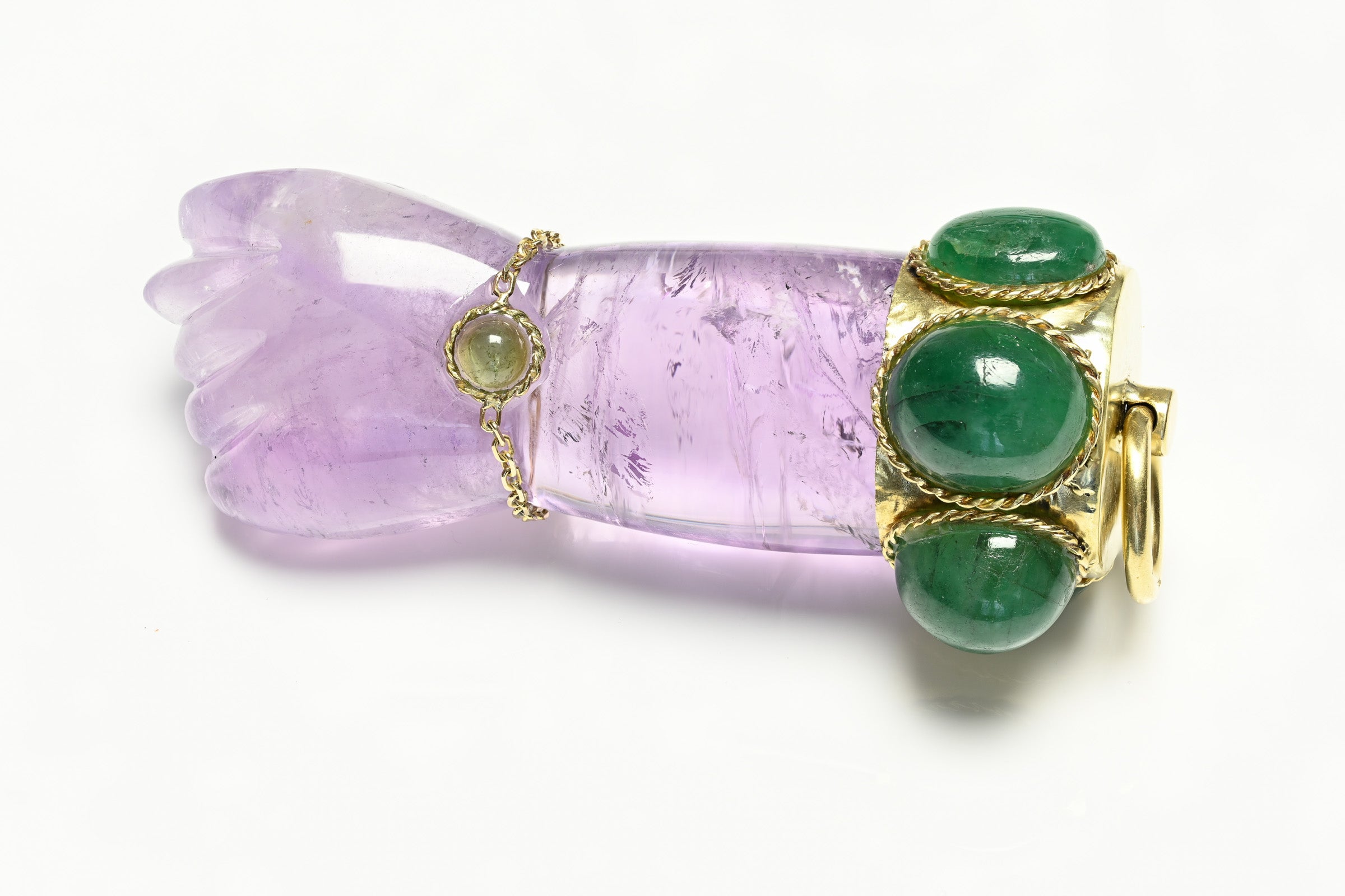 cartier emerald amethyst gold