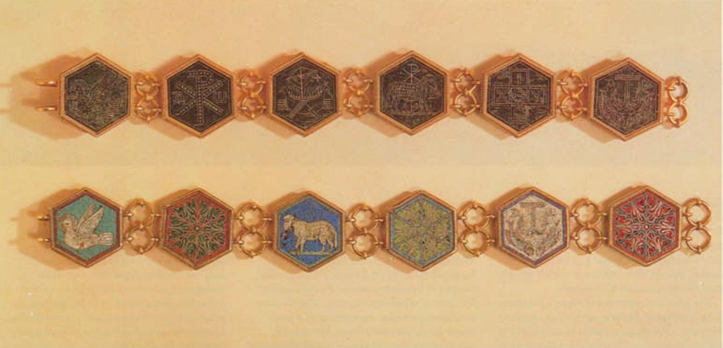 Castellani mosaic bracelets