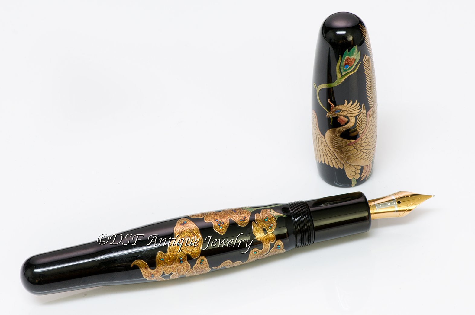 Danitrio Phoenix Hohoh Maki-e Urushi Lacquer Fountain Pen