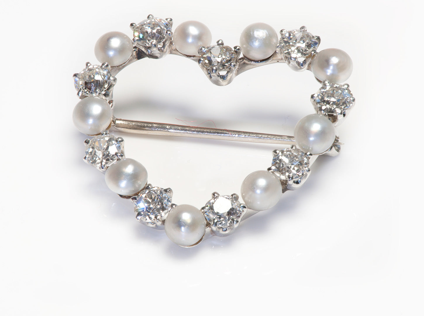 Edwardian brooch diamond pearls