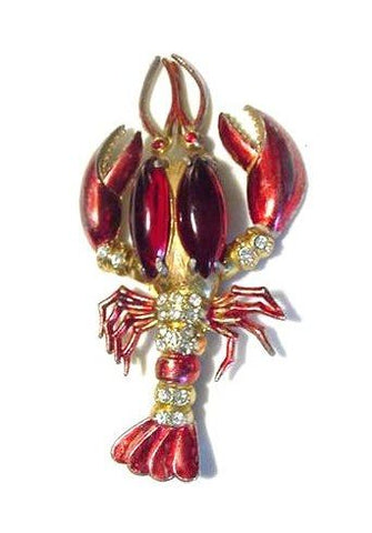 Lobster brooch Elsa Schiaparelli, the Greatest Rival of Coco Chanel