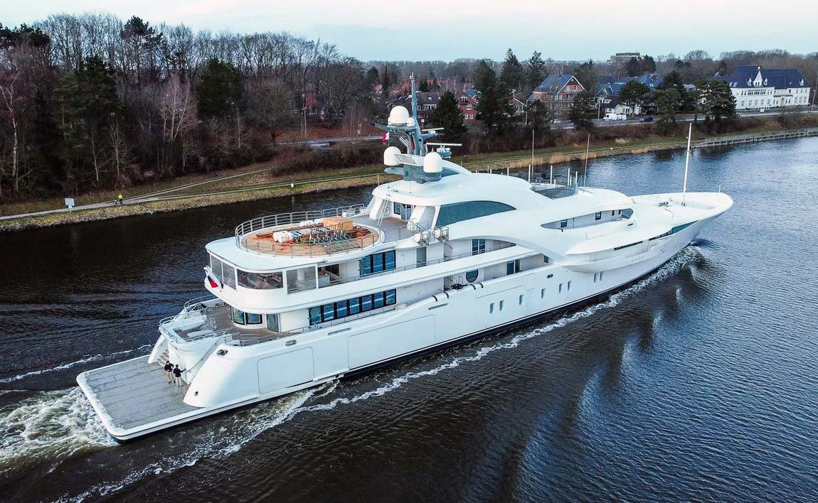  Second-Largest Yacht Spotted Off The Coast Of Estonia
